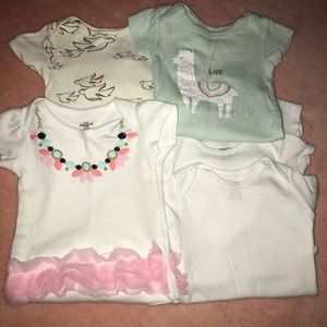 3months & 3-6 months Onsie bundle